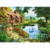 Image de Puzzle BLUEBIRD « Cottage au bord du lac » 500 pièces
