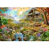 Image de Casse-tête de l'oiseau bleu Casse-tête paysager Paradis de la campagne - 1000 Teile Puzzle