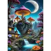 Image de Bluebird Puzzle Jeu de pose Mushroom Town - 1000 pièces jouet coloré