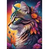 Image de Bluebird Puzzle jeu de puzzle Floral Cat - 500 pièces jouet coloré