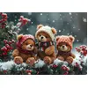 Image de Puzzle Bluebird « Little Bears in the Snow » (300 pièces) en carton