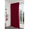 Image de Homemaison - Rideau Phonique Occultant Et Thermique 'moondream' Galon Fronceur Rouge Foncé 140x300 Cm