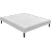 Image de Sommier Nature Confort Ferme 15 Cm - Epeda Gris Souris 2x80x200
