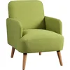 Image de Teodore - Fauteuil Rembourré Tissu Vert
