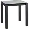 Image de Sixtine - Table Snack Carrée 100cm Aspect Céramique