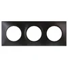 Image de Eurohm Square Plaque Triple Anthracite - 60398