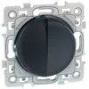 Image de Interrupteur Double Va-et-vient Blanc Ou Anthracite Square - Type Interrupteur - Double Va Et Vient Anthracite