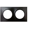 Image de Eurohm Square Plaque Double Anthracite - 60397