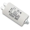 Image de Condensateur 20 Mf 450v (481981729153) Lave-linge Sangiorgio, Sidex, Ariston Hotpoint, Markling, Nogamatic, Rectilign, Indesit, Miele, Firstline, Ignis, Candy, Whirlpool, De Dietrich, Airport, Hoover,