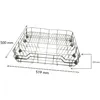 Image de Panier Inférieur Gris Pour Lave-vaisselle Curtiss, Far, Continental Edison   Dimensions 500 X 519 X 120 Mm   Remplacement Facile   Proline