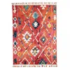 Image de Unamourdetapis - Tapis Berbère Motifs Tribaux 200x290 Bleu Et Jaune Lyn5 Ourika