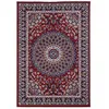 Image de Unamourdetapis - Tapis Oriental 160x230 Crème Et Rouge Rectangle Motif Ethnique Lyn1 Rosor