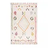 Image de Tapis Berbère Motif Ethnic 80x150 Crème Lyn5 Jadida