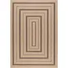 Image de Tapis kilim rectangulaire tissé pour l'extérieur, JUTE ART 5