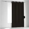Image de Rideau Ignifugé Non Feu M1 En Velours Fiore Gris Foncé 140x260 Cm