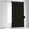 Image de Homemaison - Rideau Non Feu M1 En Velours Fiore Gris Foncé 240x260 Cm