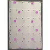 Image de Modulable Brodé De Carrés Colorés Fuchsia 70x220 Cm