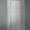 Image de Modulable Droit En Étamine À Motifs Géométriques Gris Clair 58x220 Cm