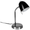 Image de Lampe de bureau à poser en métal "Izan" - Noir - H 35,5 x L 15 x P 14 cm
