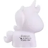 Image de Veilleuse Led Rose Enfant Licorne - Cmp - La11019 - Pvc - H10x4,5x8,5cm