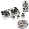Image de Moule À Gâteau Number Cake 12 Cubes En Inox   Découpe Précise Pour Génoises   Recette Incluse   Pour Fêtes Et Événements   Lily Cook