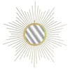 Image de The Home Deco Factory - Miroir Mural Design 'soleil' 66cm Or