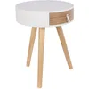 Image de The Home Deco Factory - Table De Chevet Nora Blanc Home Deco Factory