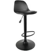 Image de Lot De 2 Tabourets De Bar - Home Deco Factory - Isak - Modernes - Noirs