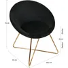 Image de Fauteuil - Home Deco Factory - Karl - Chic - Noir