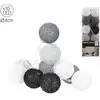 Image de Guirlande Lumineuse À Led '10 Boules' 192cm Gris
