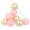 Image de Guirlande Lumineuse À Led '10 Boules' 192cm Rose