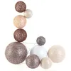 Image de The Home Deco Light - Guirlande Boule 10l Multi-taille Marron 192cm M12