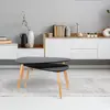 Image de Table d'appoint - HOME DECO FACTORY - Bois - Galet - Noir