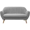 Image de The Home Deco Factory - Canapé 2 Places En Tissu Sofia