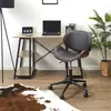Image de Chaise - HOME DECO FACTORY - Reno - Roulettes - Noir et marron