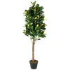 Image de The Home Deco Factory - Citronnier Artificiel En Pot 120 Cm