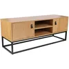 Image de The Home Deco Factory - Meuble Tv Design Bois Et Métal Abbott
