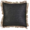 Image de The Home Deco Factory - Coussin À Franges En Raphia 40 Cm