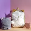 Image de Sac À Dos - THE CONCEPT FACTORY - Chat - Blanc et Or
