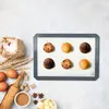 Image de Tapis de cuisson et de pâtisserie - LILY COOK - Lavable - Réutilisable - Gris et blanc