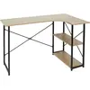 Image de Bureau d'angle - HOME DECO FACTORY - Job - Pratique - Noir et marron