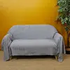Image de Jeté de Canapé - HOME DECO FACTORY - Gris - Doux - Confortable