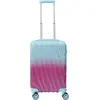 Image de Valise Cabine Bicolore Rose Et Vert 23x34x55cm M10
