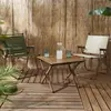 Image de Table - HOME DECO FACTORY - MARIPOSA - Effet Bois - Pratique - Marron