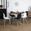 Image de Table - HOME DECO FACTORY - Forest - Extensible - Bois Naturel - Marron et Noir