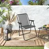 Image de Chaise - HOME DECO FACTORY - Pliante - Gris