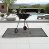 Image de Tapis - Home Deco Factory - Barbecue - Noir Et Beige - 100 X 120 Cm