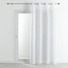Image de Voilage - Effet Lin Fluide Blanc 140x240 Cm
