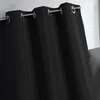 Image de Homemaison - Rideau D'Extérieur En Tissu Déperlant Noir 140x260 Cm