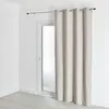 Image de Homemaison - Rideau 100% Occultant - Effet Chiné Beige 140x260 Cm